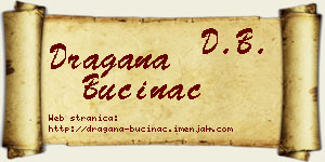 Dragana Bućinac vizit kartica